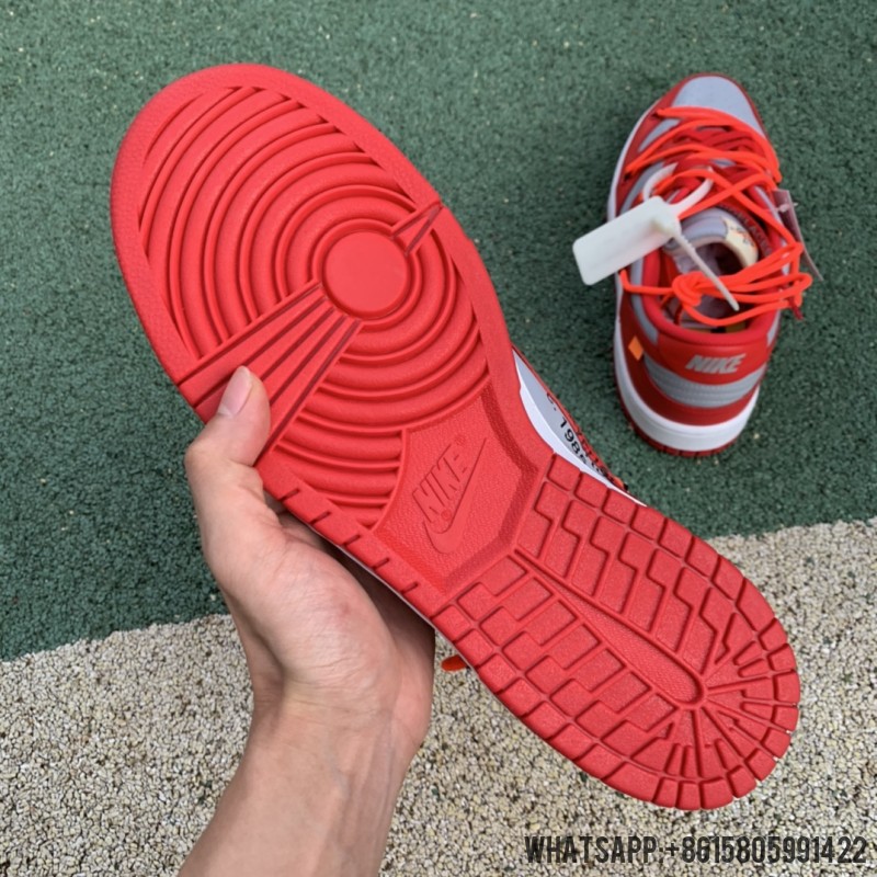 Off-White x Dunk Low 'University Red' CT0856-600