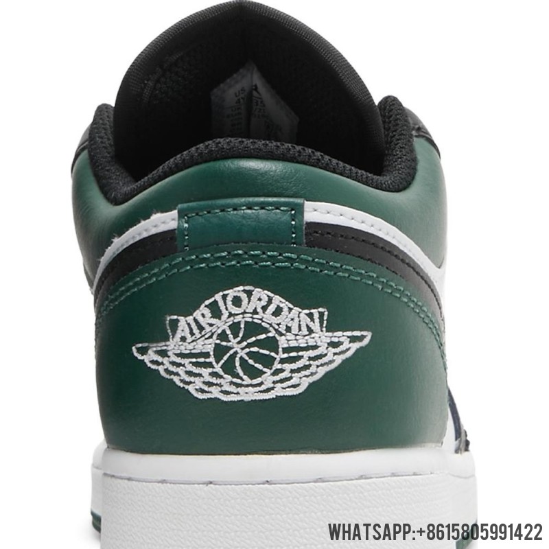Air Jordan 1s Low GS 'Green Toe' 553560-371