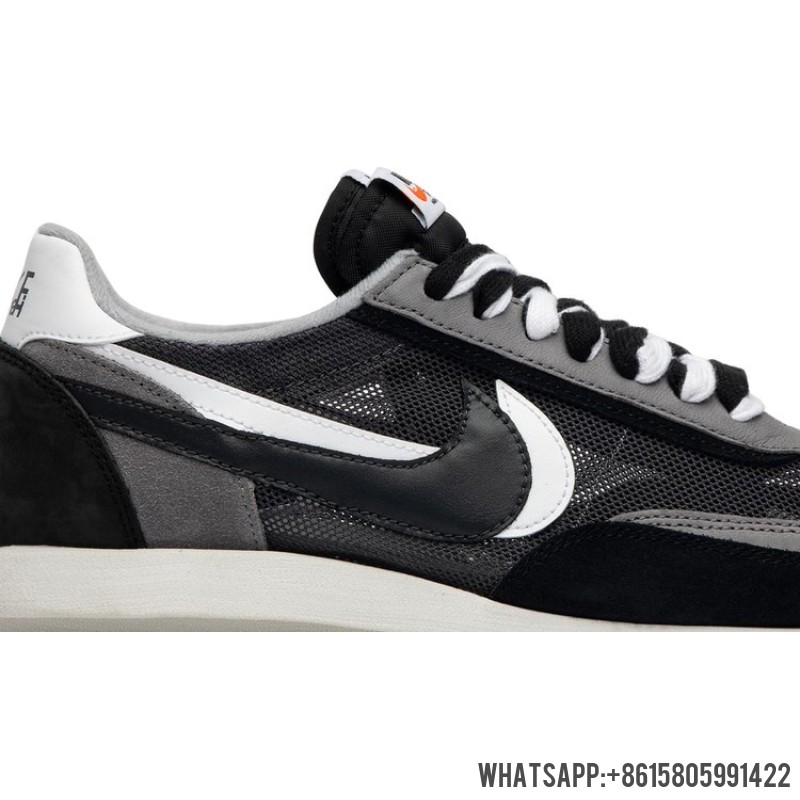 Cheap Sacai x Nike LDWaffle 'Black' BV0073-001 For Sale