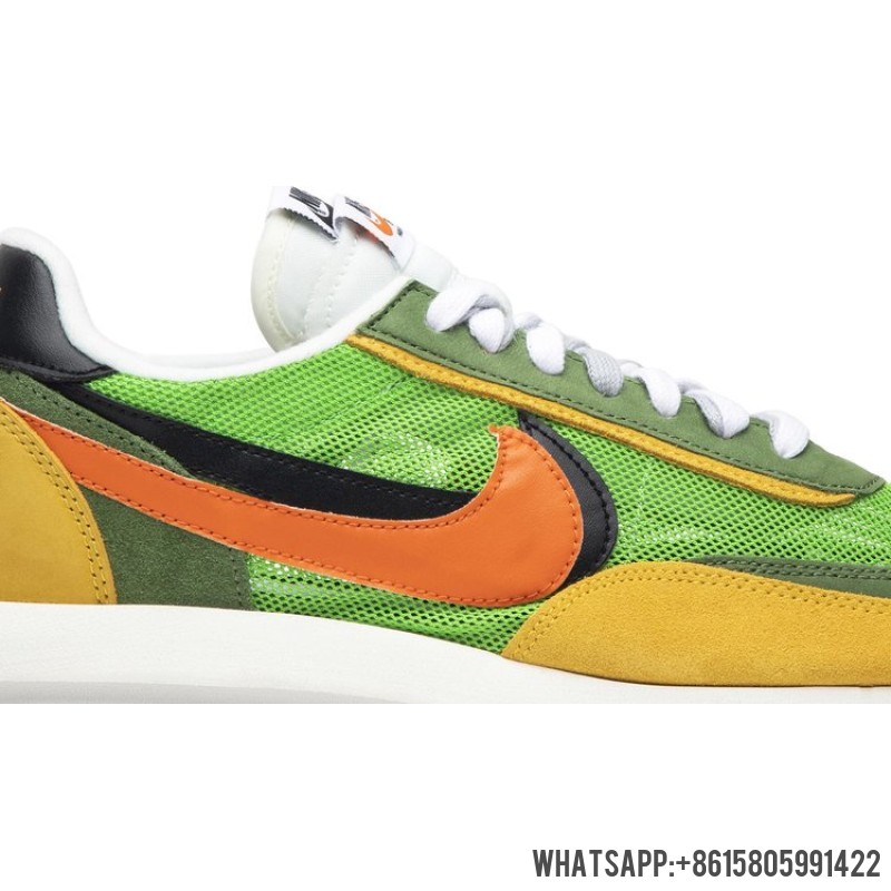Cheap Sacai x Nike LDWaffle 'Green Gusto' BV0073-300 For Sale