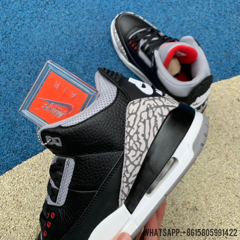 Air Jordan 3s Retro OG 'Black Cement' 2018 854262-001