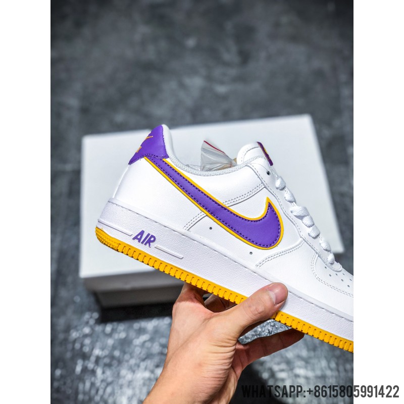 Air Force 1 07 Lakers Purple And Gold Color Scheme HK7765-024