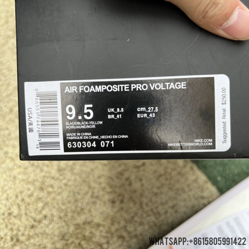 Air Foamposite Pro 'Voltage' 630304-071