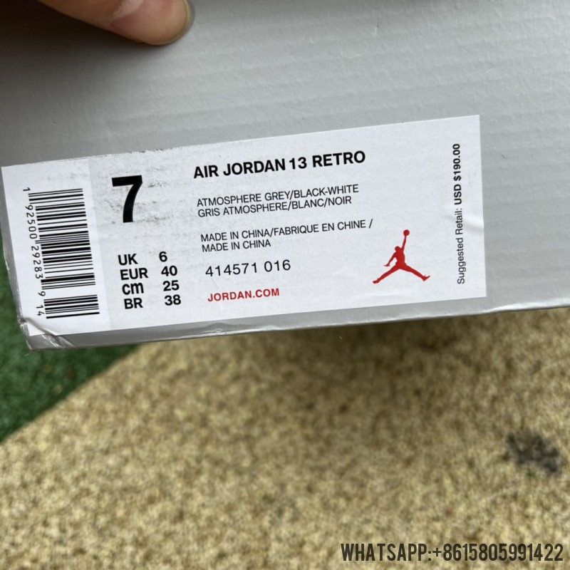 Air Jordan 13s Retro 'Atmosphere Grey' 414571-016