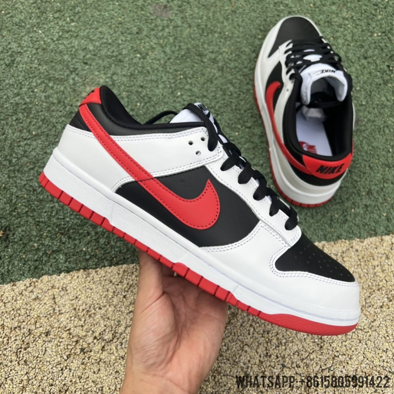 Nike SB Dunk Low 'White Black Red' FD9762-061