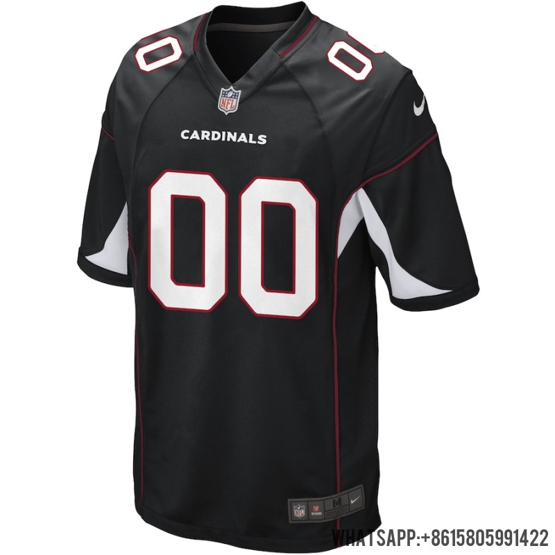 Men's Arizona Cardinals Nike Black Alternate Custom Game Jersey 3888062