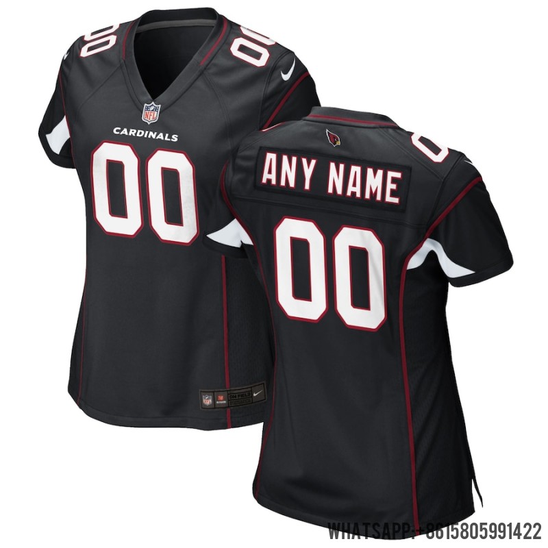 Women's Nike Black Arizona Cardinals Alternate Custom Game Jersey 3895958