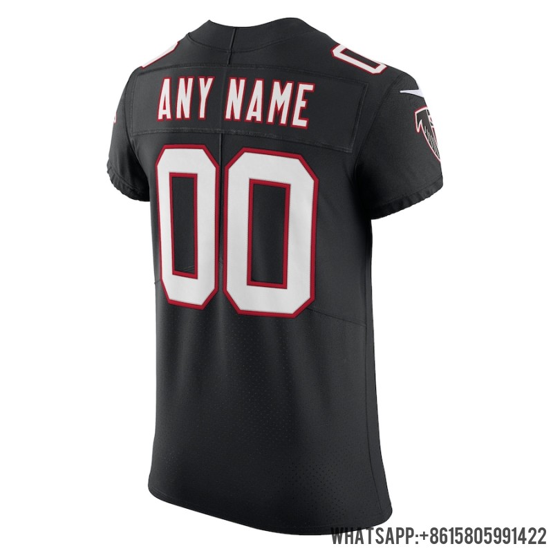 Men's Atlanta Falcons Nike Black Alternate Vapor Elite Custom Jersey 3689843