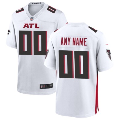 Men's Atlanta Falcons Nike White Custom Game Jersey 3889153