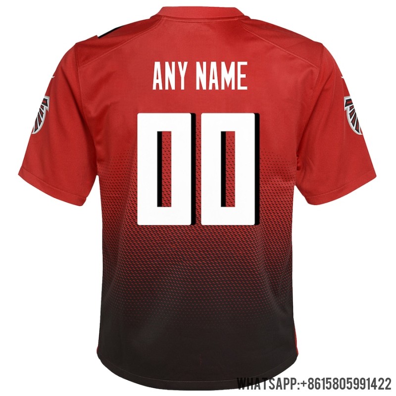 Youth Atlanta Falcons Nike Red Alternate Custom Game Jersey 3895909
