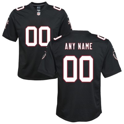 Youth Atlanta Falcons Nike Black Throwback Custom Game Jersey 3895905