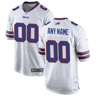Men's Buffalo Bills Nike White Custom Game Jersey 3889163