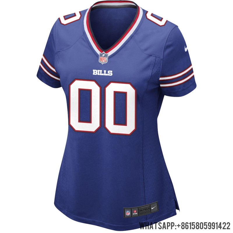 Cheap Women's Nike Royal Buffalo Bills Custom Game Jersey 3895935 For Sale