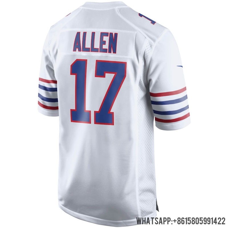 Cheap Men's Buffalo Bills Josh Allen Nike White Alternate Game Player Jersey 4097863 For Sale