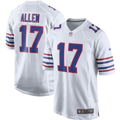 Men's Buffalo Bills Josh Allen Nike White Alternate Game Player Jersey 4097863