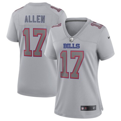Women's Buffalo Bills Josh Allen Nike Gray Atmosphere Fashion Game Jersey 4567980