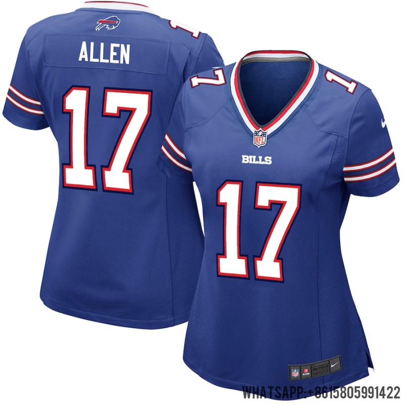 Cheap Women's Buffalo Bills Josh Allen Nike Royal Game Player Jersey 3139265 For Sale