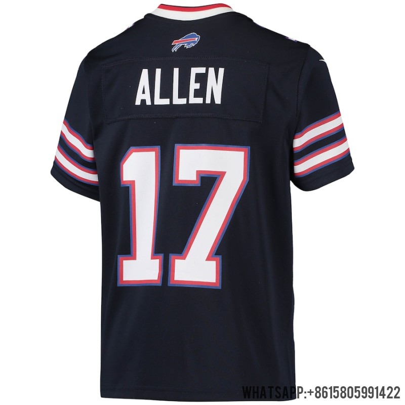 Cheap Youth Buffalo Bills Josh Allen Nike Navy Inverted Team Game Jersey 4393057 For Sale