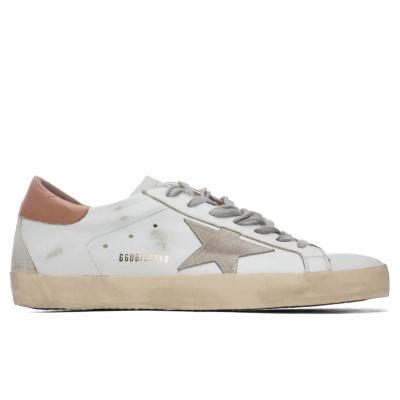 Golden Goose Super-Star Sneakers - White/Ice/Light Brown GMF00102.F002182.10803