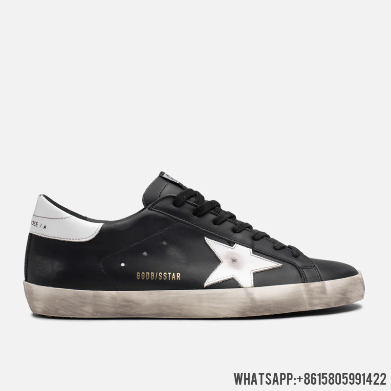 Cheap Golden Goose Super-Star distressed-effect sneakers GMF00101F00032180203 For Sale