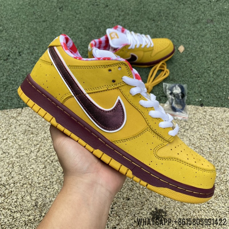 Cheap Nike Dunk Low Premium SB 'Yellow Lobster' 313170-137566 For Sale
