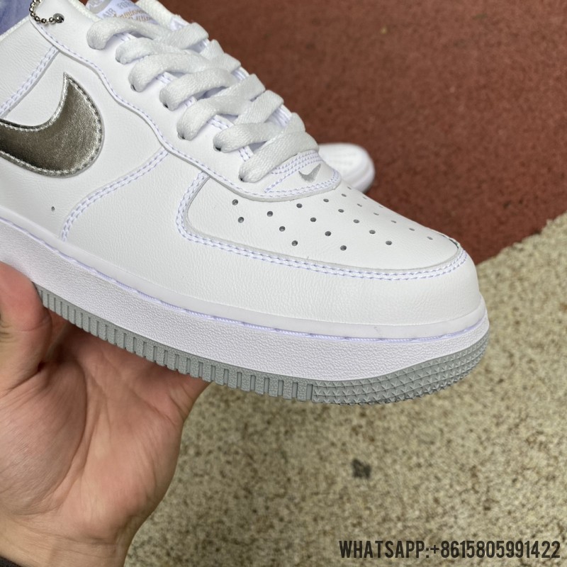 Cheap Nike Air Force 1 Low 'Color of the Month - White Silver' DZ6755-100 For Sale