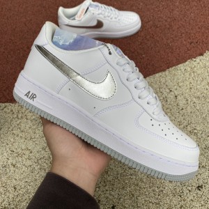 Nike Air Force 1 Low 'Color of the Month - White Silver' DZ6755-100